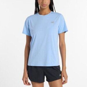 New Balance Race Day t-shirt electric blue medium